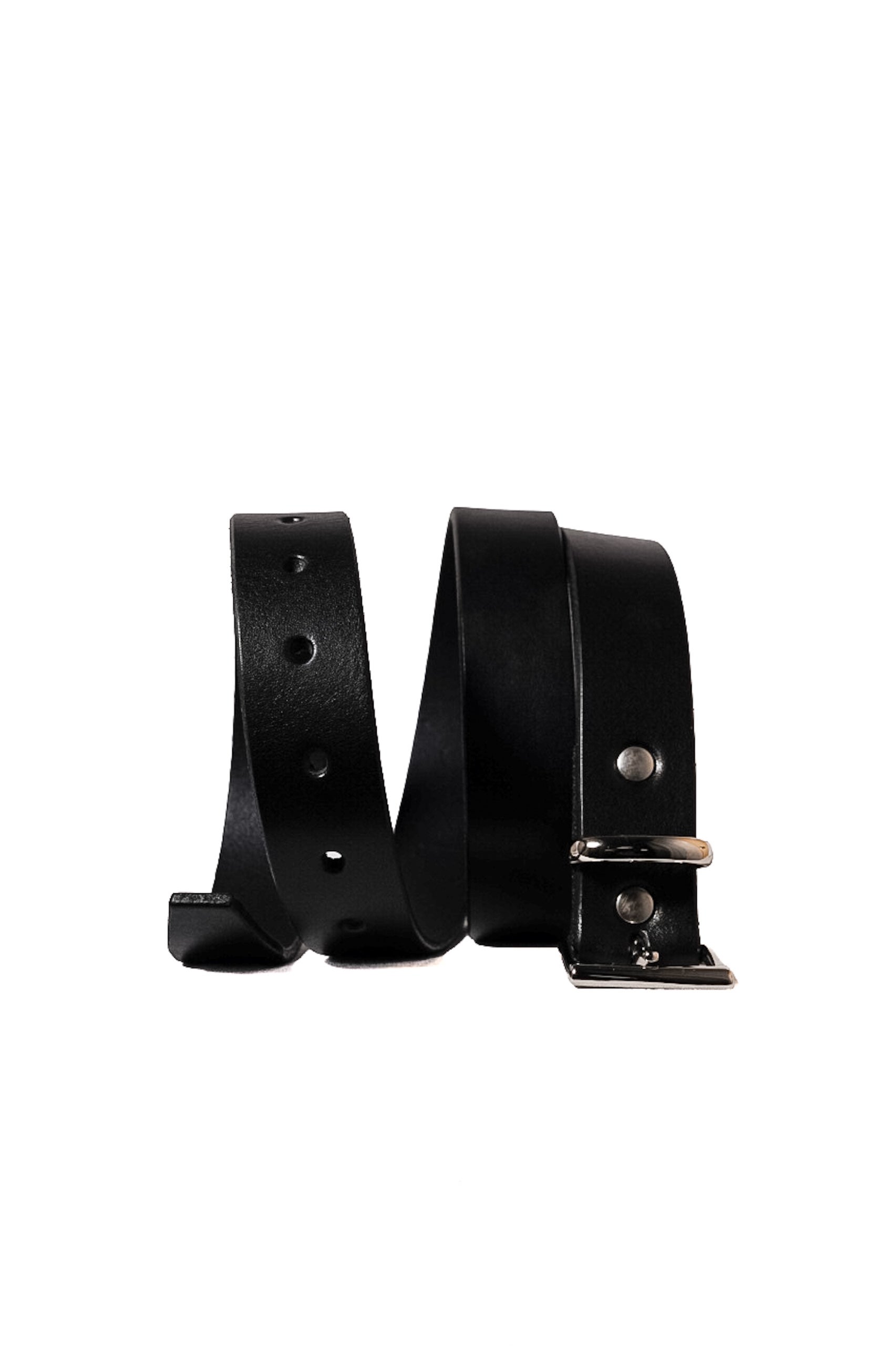 LOEFF（ロエフ）Square Buckle Leather Belt - Black 通販 | WALD. ABENO