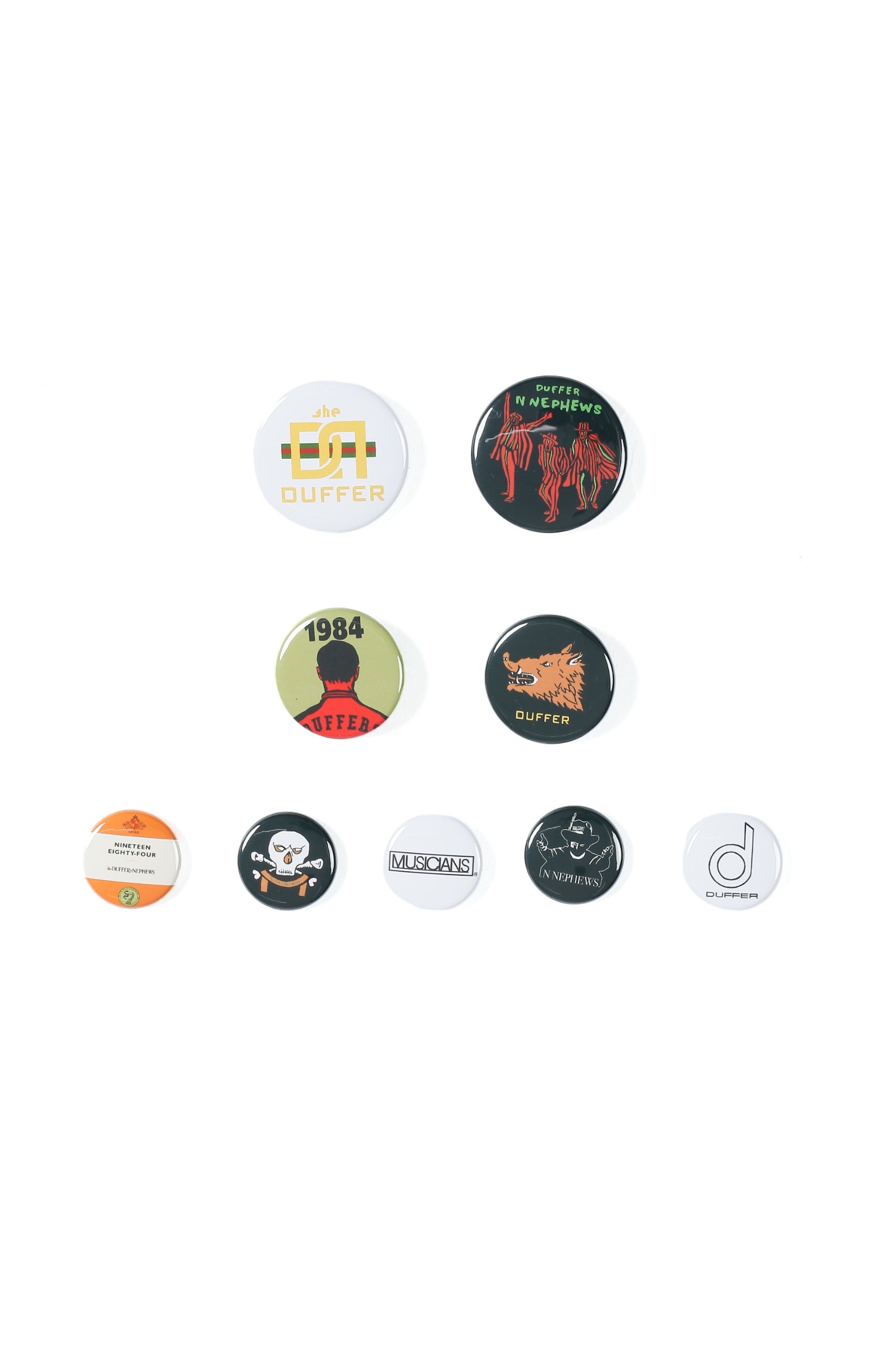 The DUFFER N NEPHEWS ピンバッジ 9個セット 通販 | WALD. ABENO