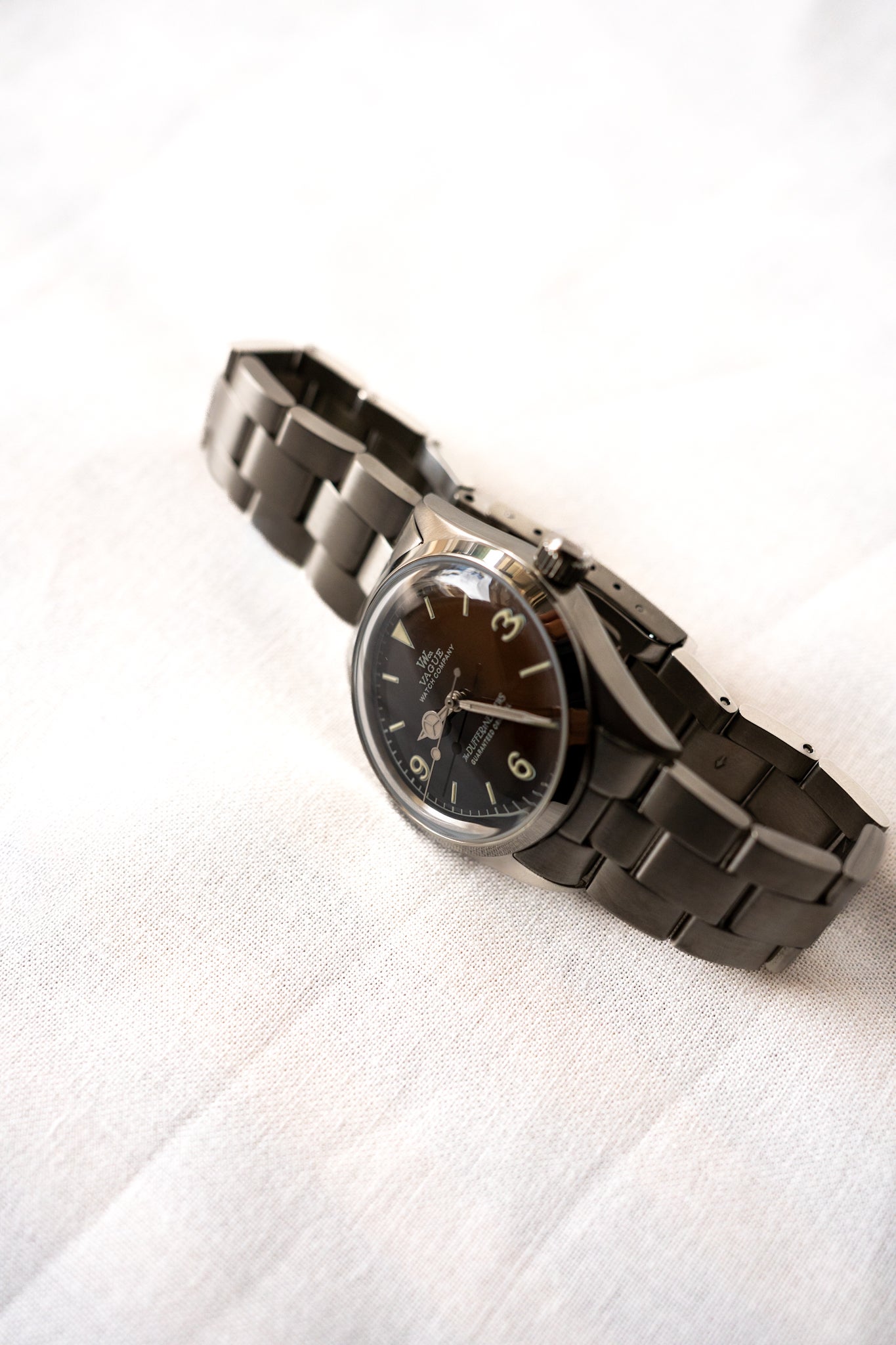 The DUFFER N NEPHEWS × VAGUE WATCH CO. Exp Watch - Silver | WALD