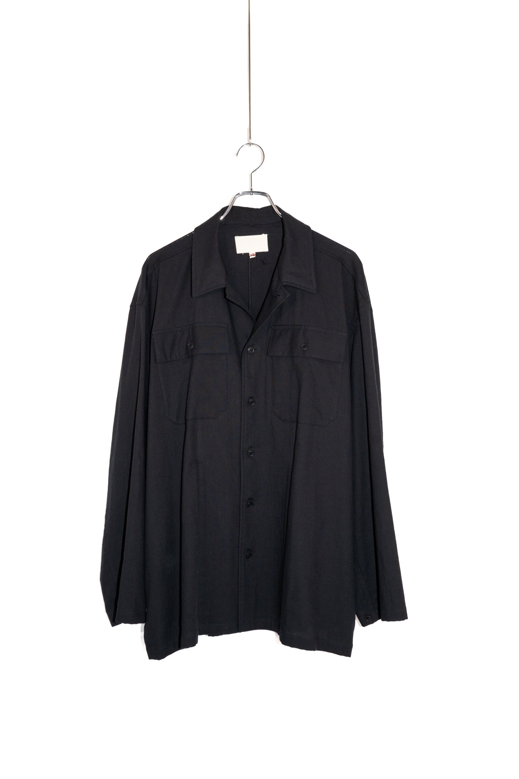 26SS新作！YOKO SAKAMOTO UTILITY SHIRTシャツ YOKO SAKAMOTO Utility Shirt - Black | WALD. ABENO