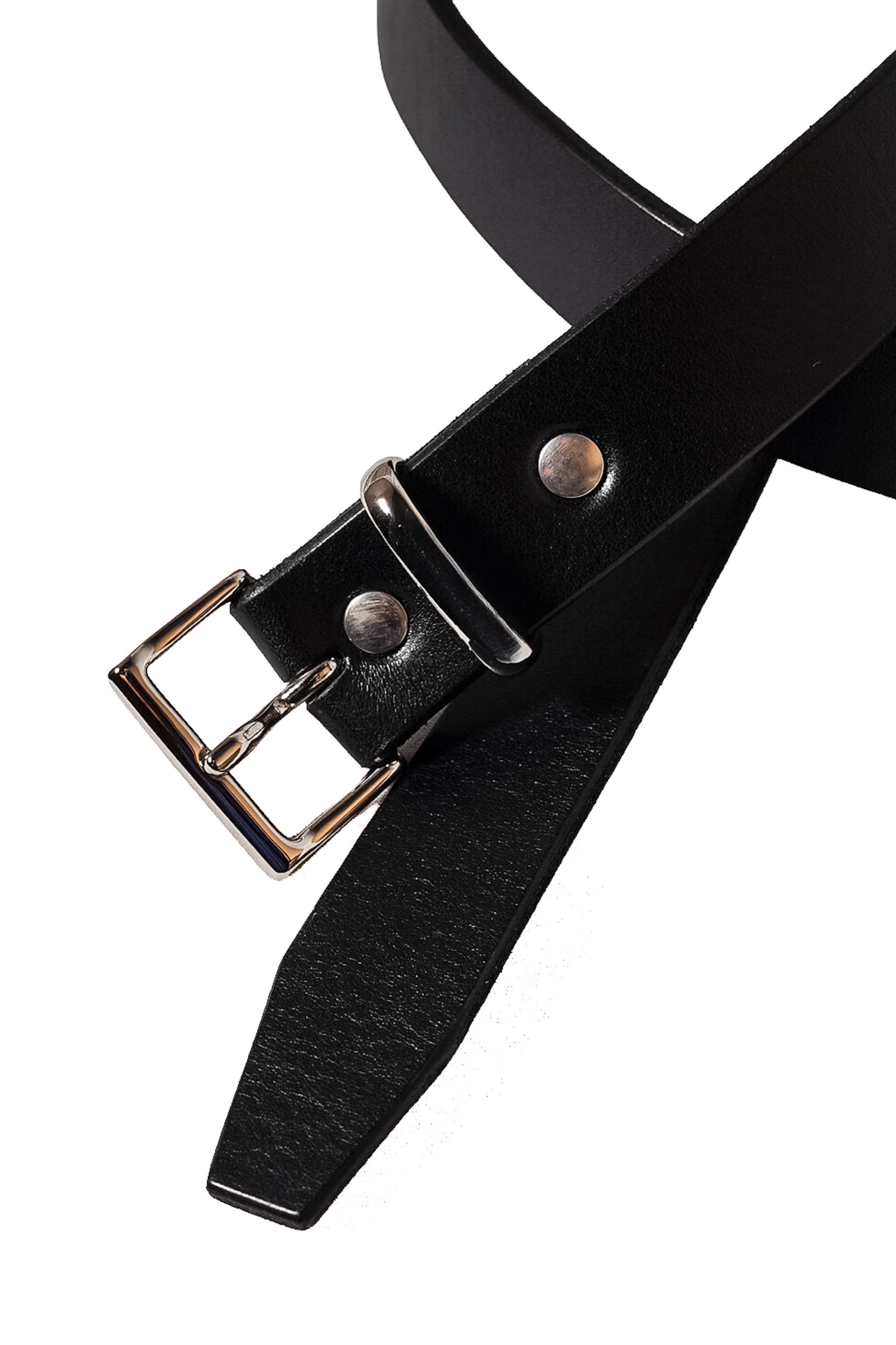 LOEFF（ロエフ）Square Buckle Leather Belt - Black 通販 | WALD. ABENO