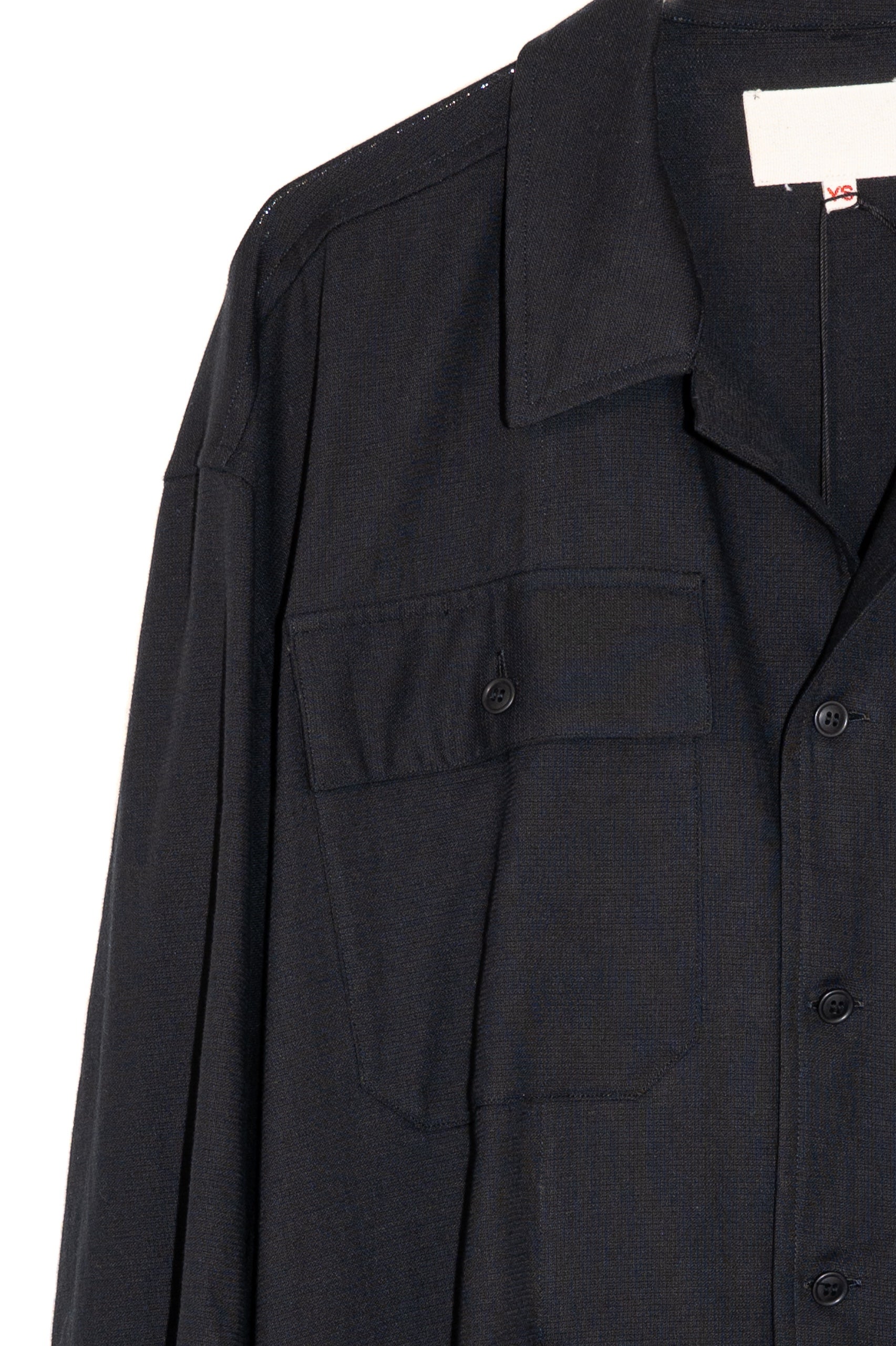YOKO SAKAMOTO Utility Shirt - Black | WALD. ABENO