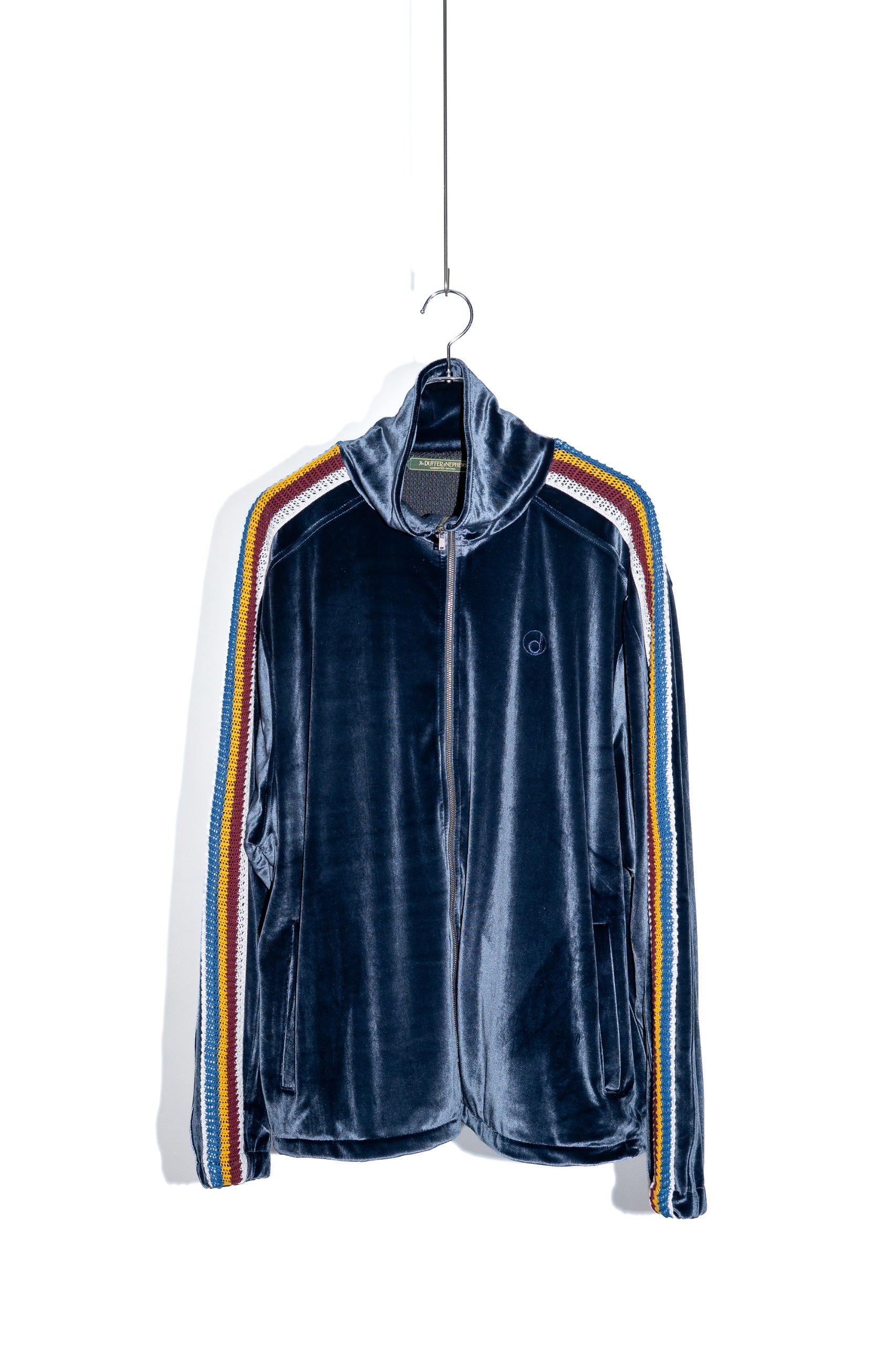 The DUFFER N NEPHEWS ジップアップブルゾン L The DUFFER N NEPHEWS / Velour Track Jacket - Burgundy 通販 | WALD