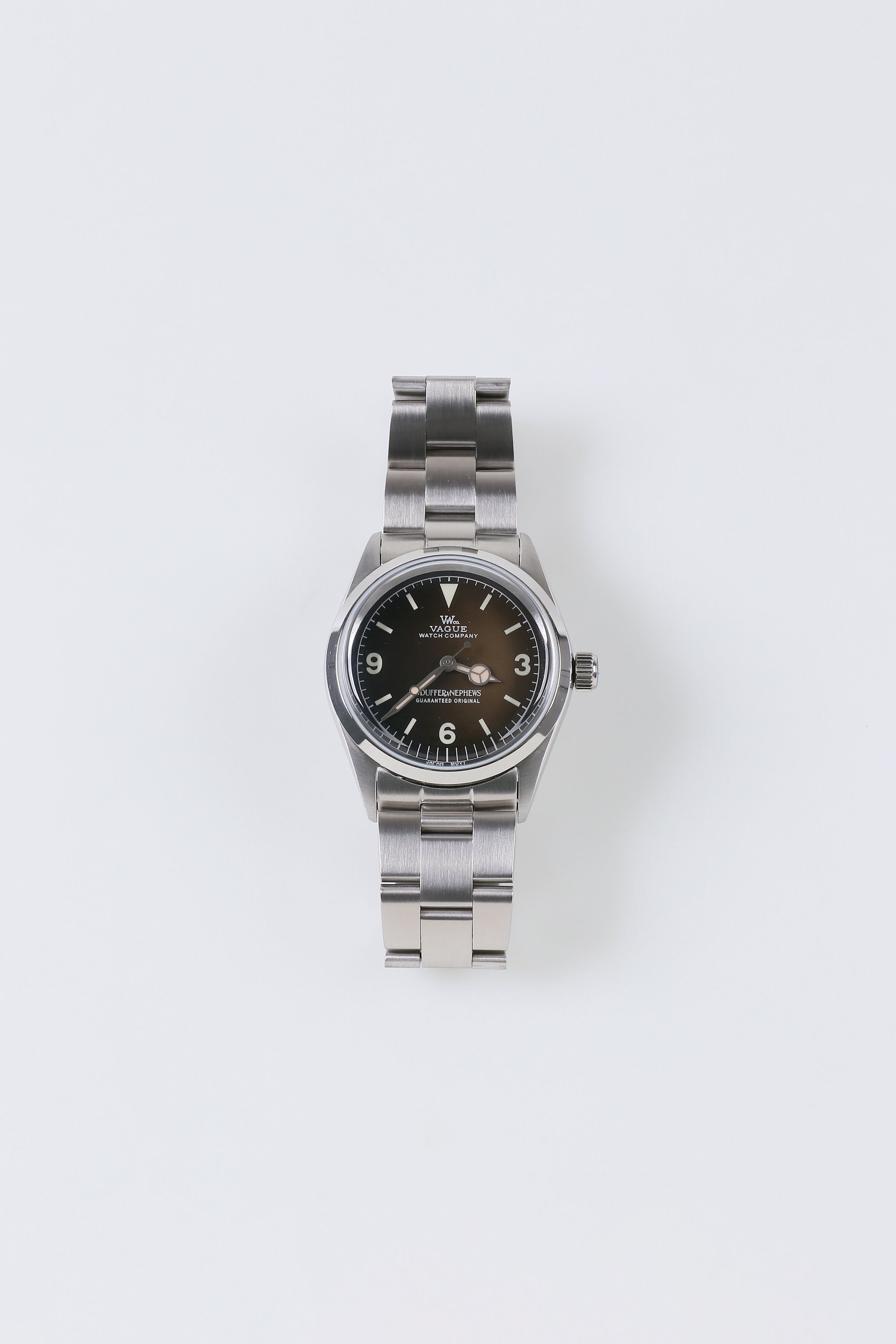 The DUFFER N NEPHEWS × VAGUE WATCH CO. Exp Watch - Silver | WALD