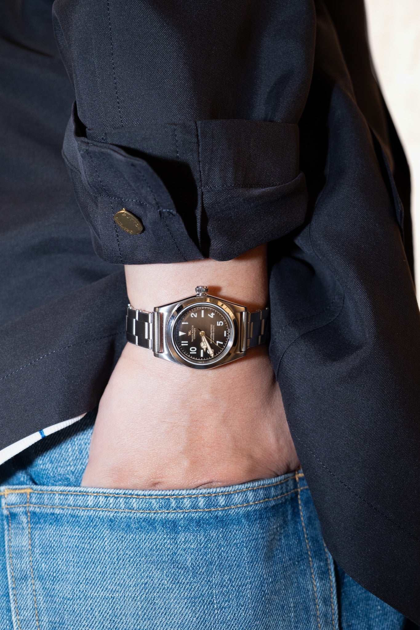 The DUFFER N NEPHEWS × VAGUE WATCH CO. Bubble Watch - Silver 