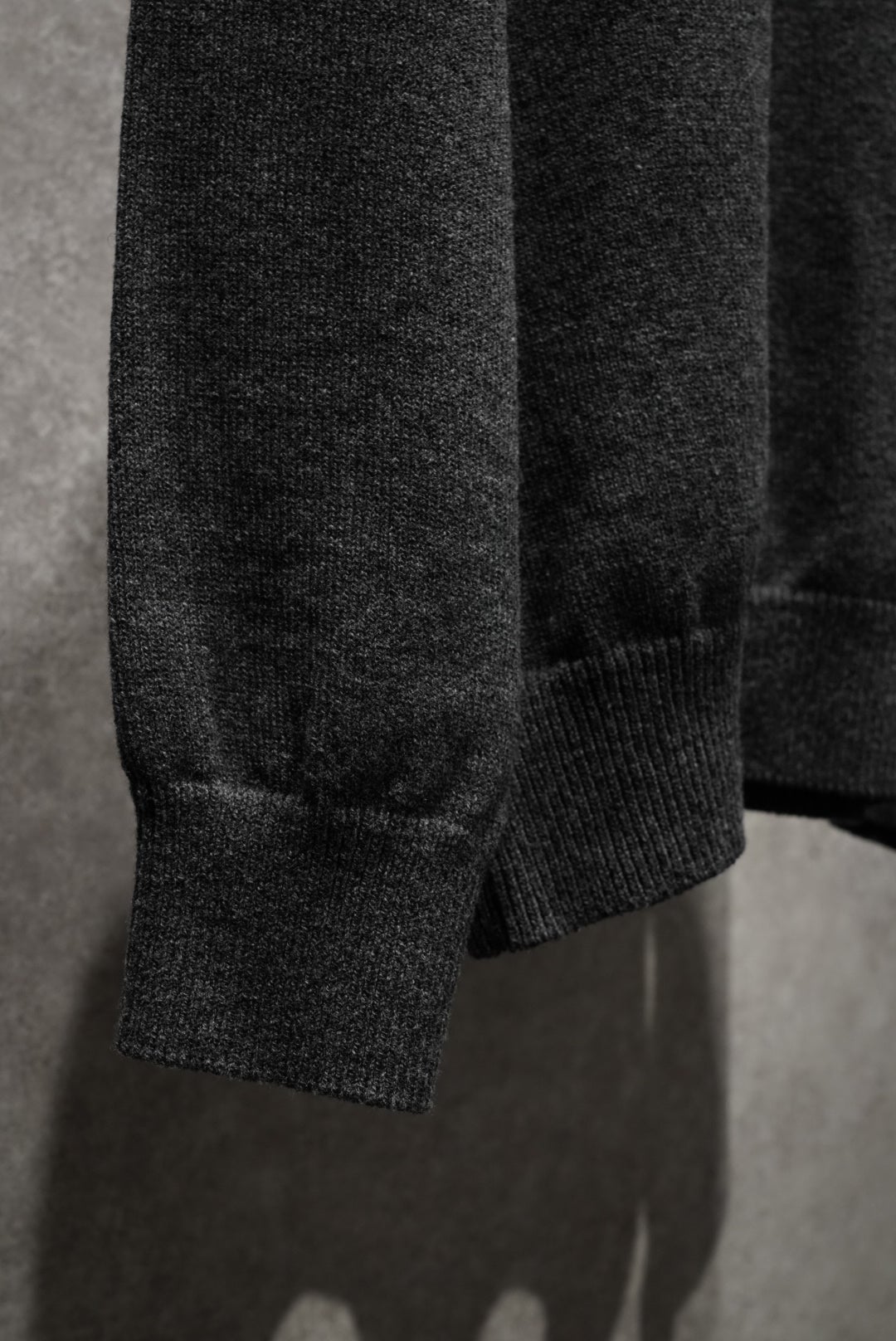 YOKO SAKAMOTO Knit Polo - Gray | WALD. ABENO (ヴァルト アベノ）