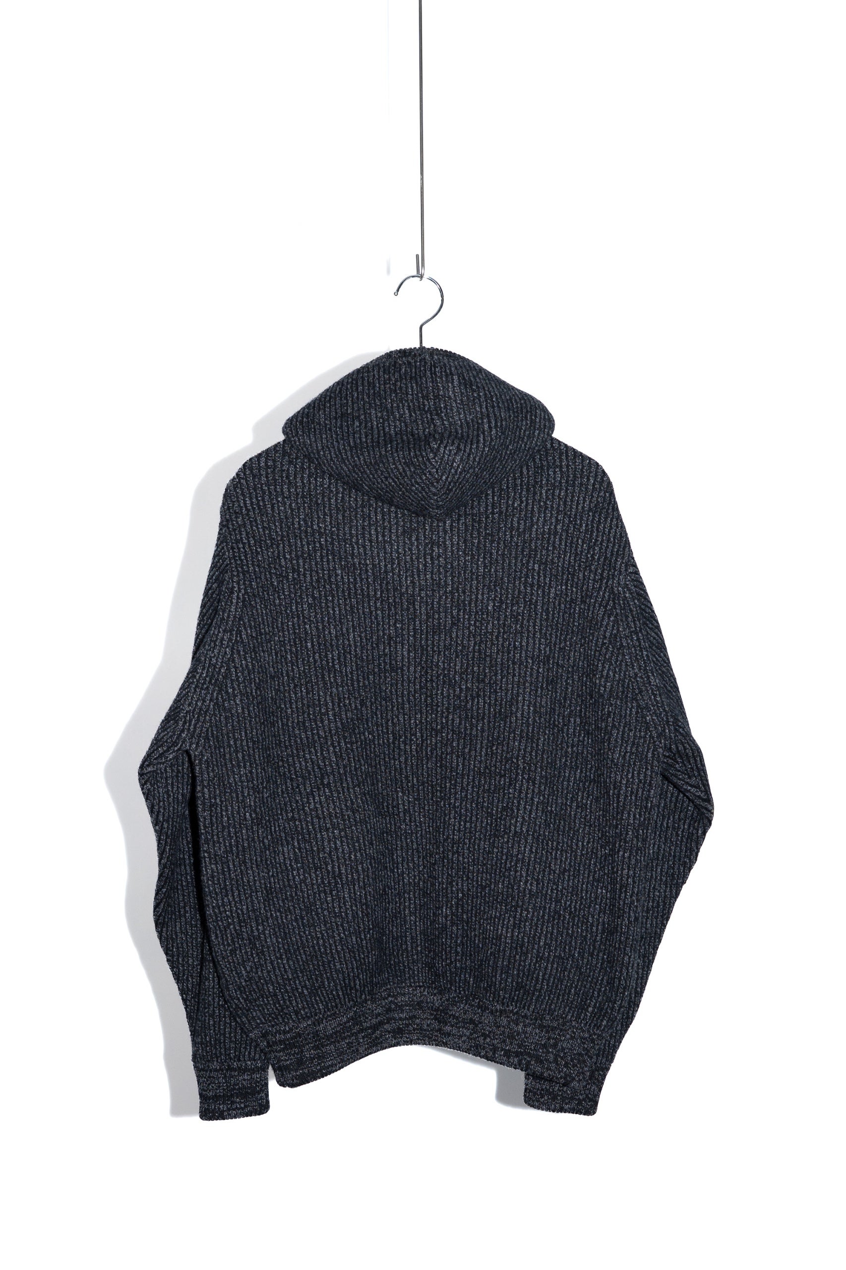 The DUFFER N NEPHEWS / Knitted Zip Up Hoodie - Black 通販 | WALD
